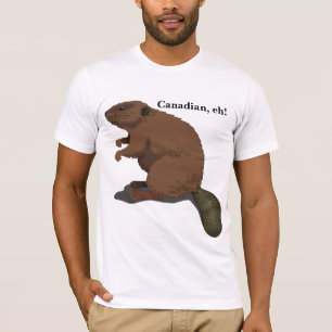 Kanadier, eh! Niedlicher Cartoon Biber T - Shirt