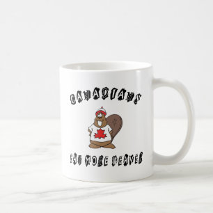 Kanadier essen mehr Biber Kaffeetasse