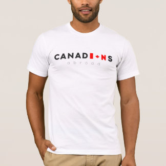 Kanadier im Ausland Basic Bella Leinwand T - Shirt