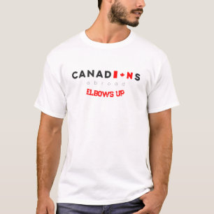 Kanadier im Ausland Elbows Up T - Shirt