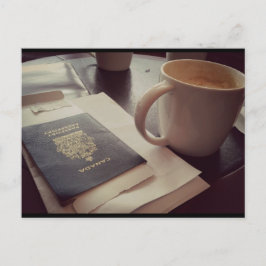 Kanadier im Ausland Postkarte