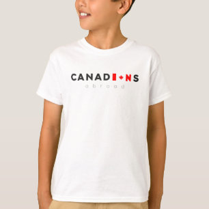 Kanadier im Ausland scherzte grundlegenden T - T-Shirt