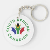 Kanadier in Südafrika Schlüsselanhänger (Rückseite)