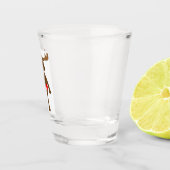 Kanadier Moosey Elche Schnapsglas (Rechts)