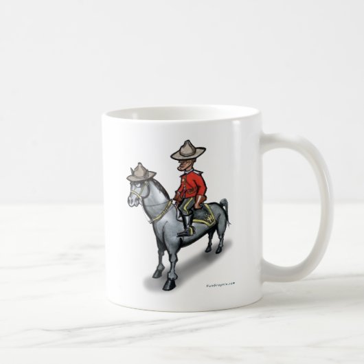 Kanadier Mounty Kaffeetasse (Rechts)