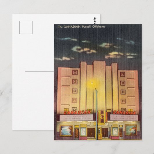 Kanadier, Purcell, Oklahoma Postkarte (Vorne/Hinten)