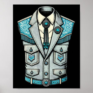 Kanadier Tuxedo Denim Tuxedo Kanada Ahornleaf Den Poster
