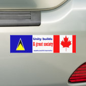 Kanadierin Autoaufkleber (Auf Auto)