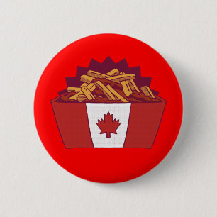 Kanadierin Poutine Button
