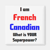kanadisch-französisch magnet (Vorne)