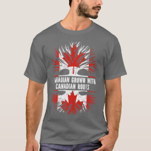 Kanadisch gewachsen mit kanadischen Wurzeln Kanada T-Shirt