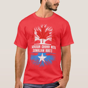 Kanadisch mit somalischen Wurzeln Kanada-Flagge T-Shirt