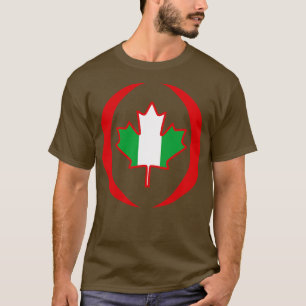 Kanadisch-nigerianische Multinational Patriot Flag T-Shirt