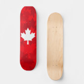 Kanadische Ahorn-Blatt-Camouflage Skateboard (Vorderseite)