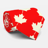 Kanadische Ahorn-Blatt-Krawatte Krawatte (Gerollt)