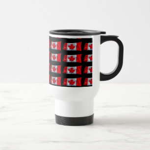 Kanadische Ahornblätterflagge Patriotische Tasse