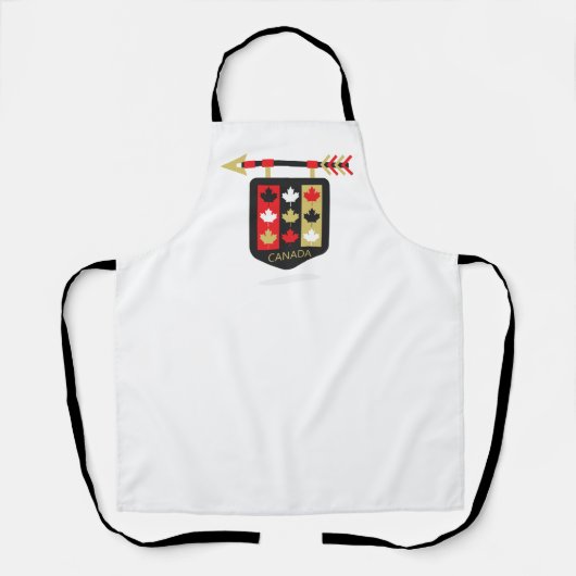 Kanadische Ahornblattmedaille und Schürze des Pfei (Vorderseite)