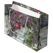 Kanadische Ahorntasche Große Geschenktüte (Vorderseite Schrägansicht)