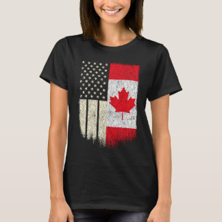 kanadische Amerikaner - kanadischer Freund der Fla T-Shirt