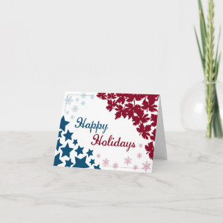 Kanadische/amerikanische Feiertags-Karte Feiertagskarte
