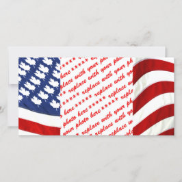 Kanadische/Amerikanische Waving Flag