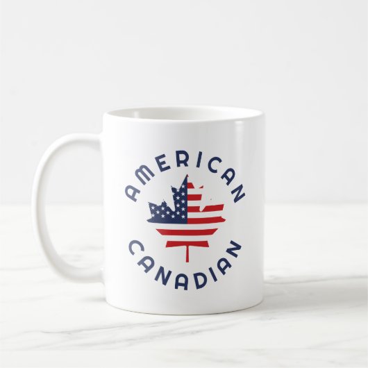 kanadische amerikanische Wurzeln Kaffeetasse (Links)