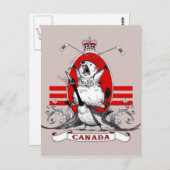 Kanadische Anarchie Postkarte (Vorne/Hinten)