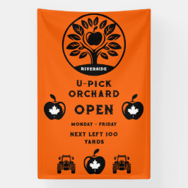 kanadische Apfelfarm U- Pick Promotions Banner