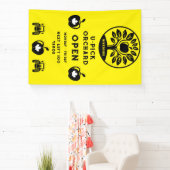 kanadische Apfelfarm U- Pick Promotions Banner (InSitu)