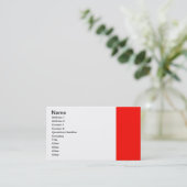 Kanadische Apfelschnecke Visitenkarte (Stehend Vorderseite)