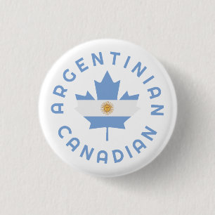 Kanadische argentinische Wurzeln Button