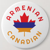 Kanadische Armenische Wurzeln Button (Vorderseite)