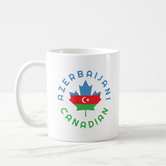 Kanadische Aserbaidschan-Wurzeln Kaffeetasse (Links)