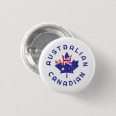 Kanadische australische Roots Button (Vorne & Hinten)