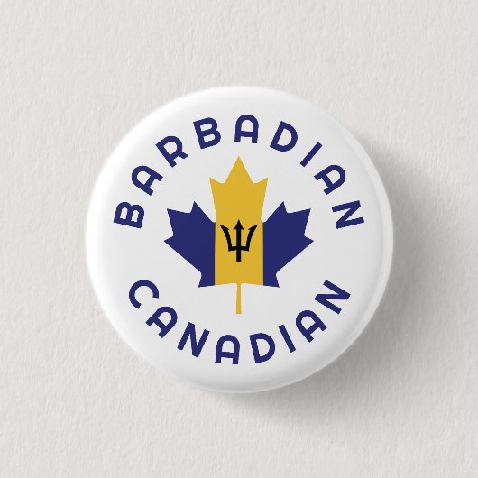 kanadische Barbadian Roots Button (Vorderseite)