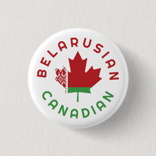 kanadische belarussische Roots Button