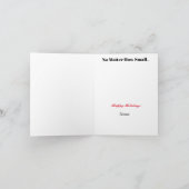 Kanadische Bergpolizei und Weihnachtskarte Gnome Karte (Innenseite)