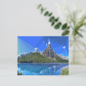 Kanadische Bergsicht Postkarte (Stehend Vorderseite)