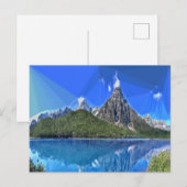 Kanadische Bergsicht Postkarte (Vorne/Hinten)