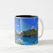 Kanadische Bergsicht Zweifarbige Tasse (VorderseiteRechts)