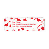 Kanadische Blätter Gänse und Ahorn - Kanadische Fl (Vorne)