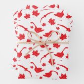 Kanadische Blätter Gänse und Ahorn - Kanadische Fl (Beispiel)