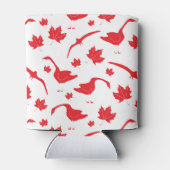 Kanadische Blätter Gänse und Ahorn - Kanadische Fl Dosenkühler (Rückseite)
