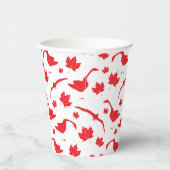 Kanadische Blätter Gänse und Ahorn - Kanadische Fl Pappbecher (Rechts)