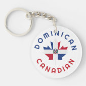 kanadische Dominikanerwurzeln Schlüsselanhänger (Vorderseite)