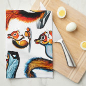 Kanadische Eichhörnchen und Chipmunks-Design Geschirrtuch (Viertel Falte)