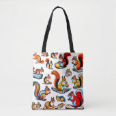 Kanadische Eichhörnchen und Chipmunks-Design Tasche (Vorderseite)