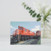 Kanadische Eisenbahnlokomotiven 1979 Postkarte (Stehend Vorderseite)