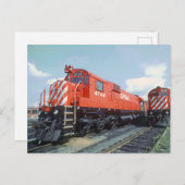 Kanadische Eisenbahnlokomotiven 1979 Postkarte (Vorne/Hinten)