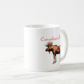 Kanadische Elch-Tasse Kaffeetasse (VorderseiteRechts)